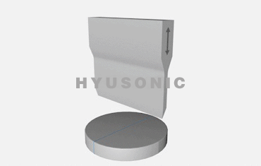 ultrasonic round cake cutting process