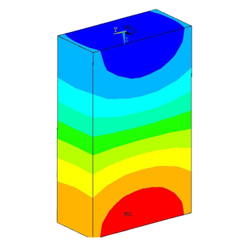 Ultrasonic welding head stress analysis diagram1
