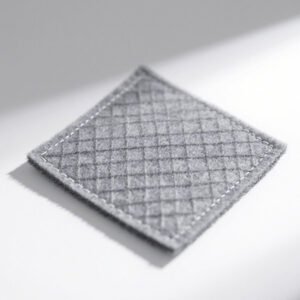 Ultrasonic cutting of non-woven fabrics