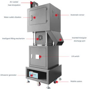 Hyusonic ultrasonic degating machine structure