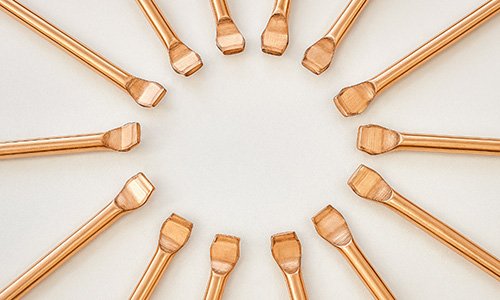 copper tube sealing sample