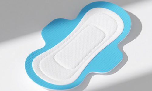 Ultrasonic welding non-woven sanitary napkin Ultrasonic welding non-woven sanitary napkin